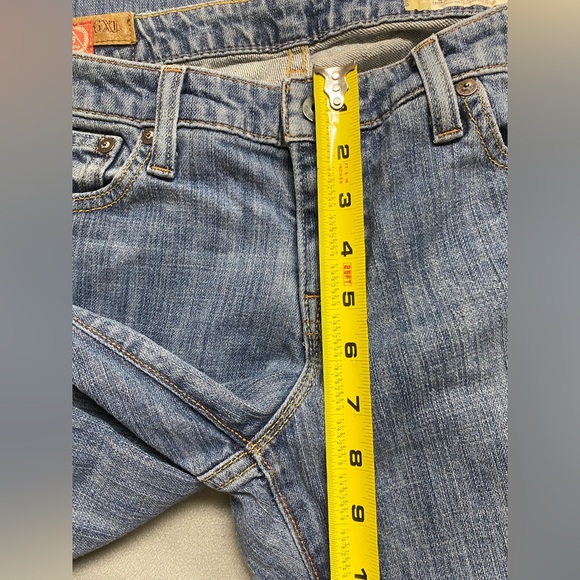 Gap 1969 Flare Jeans Womens 6 X-Long 30x35 Blue Denim Stretch Bootcut VTG Y2K - Picture 10 of 15